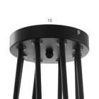 Люстра «Узел» E27 8×40 Вт черный 97×97×48 см BayerLux - фото 4813585