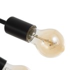 Люстра «Узел» E27 8×40 Вт черный 97×97×48 см BayerLux - фото 4813586