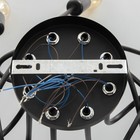 Люстра «Узел» E27 8×40 Вт черный 97×97×48 см BayerLux - фото 4813589