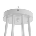 Люстра «Узел» E27 8×40 Вт белый 97×97×48 см BayerLux - фото 4813594