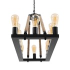 Люстра "Герда" 14хЕ27 40Вт черный 85х35х40см BayerLux - фото 24264208