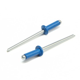 Заклёпки ТУНДРА krep, вытяжные, алюминий-сталь, 3,2х8 мм, синие, 50 шт