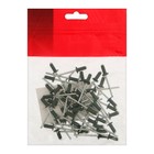 Заклёпки ТУНДРА krep, вытяжные, алюминий-сталь, 4×10 мм, темно-зеленые, 50 шт. - Фото 5