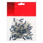 Заклёпки ТУНДРА krep, вытяжные, алюминий-сталь, 4×10 мм, синие, 50 шт. - Фото 5