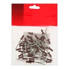 Заклёпки ТУНДРА krep, вытяжные, алюминий-сталь, 4×10 мм, красное вино, 50 шт. - Фото 5