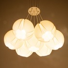 Светильник BayerLux "Бутоны" 7хЕ14 15Вт  белый 45х45х18-200см - фото 22986702