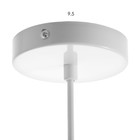 Подвес BayerLux "Гранд" Е27 15Вт  белый 29х29х28-200см - фото 22986755