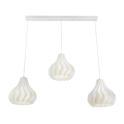 Подвес BayerLux «Саната» 3хЕ14 15 Вт белый 23×23×20-200 см