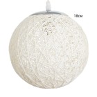 Светильник BayerLux "Ротанг" 3хЕ27 40Вт белый 35х35х35-90см - фото 22986901