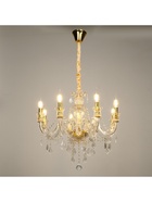 Люстра "Диана" 8хЕ14 40Вт золото 60х60х56-100см BayerLux - фото 22987045