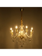 Люстра "Диана" 8хЕ14 40Вт золото 60х60х56-100см BayerLux - фото 22987046