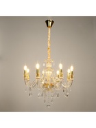 Люстра "Диана" 8хЕ14 40Вт золото 60х60х56-100см BayerLux - фото 22987048