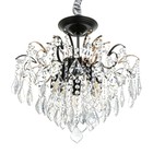 Люстра "Далила" 5хЕ14 40Вт черный золото 40х40х39см BayerLux 9626429