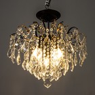 Люстра "Далила" 5хЕ14 40Вт черный золото 40х40х39см BayerLux 9626429