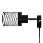 Бра с переключателем на проводе "Камелия" Е14 40Вт черный 17х11х17см 9626438