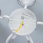 Светильник потолочный BayerLux «Эмма», 5хЕ27, 40 Вт, белый, 51×51×25 см - фото 28769401