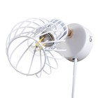 Бра с переключателем на проводе "Бьянка" Е14 40Вт белый 17х11х17см - фото 23051387