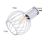 Бра с переключателем на проводе "Бьянка" Е14 40Вт белый 17х11х17см - фото 23051391