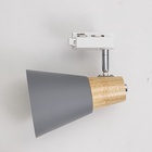 Светильник трековый Simple "Паулина" Е27 40Вт серый 16х12х18см - фото 28492695