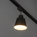 Светильник трековый "Цилиндр" Е27 40Вт черный 17х12х18см - фото 23297485