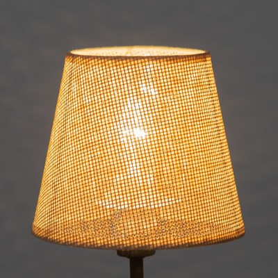Абажур для люстры «Саржа», E27, бежевый, 15×15×13 см