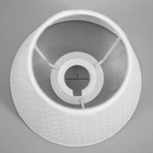 Абажур для люстры «Кружево» Е14 белый 15×15×13 см - Фото 2