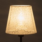 Абажур для люстры «Кружево» Е14 белый 15×15×13 см - Фото 5