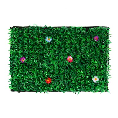 Декоративная панель, 60×40 см, «Трава с цветами», Greengo