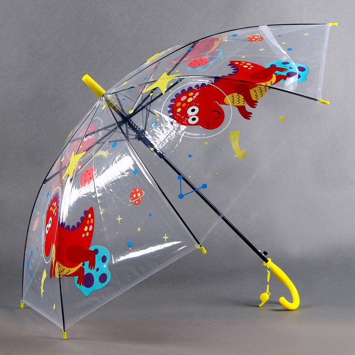 Детский зонт «Дракоша в космосе» 84 × 84 × 66 см - фото 1906427180