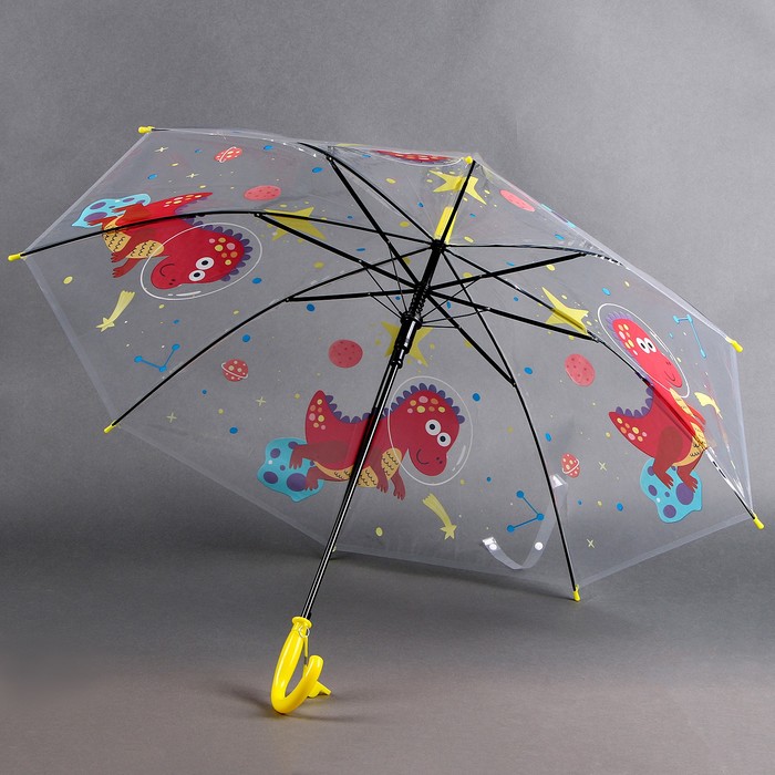 Детский зонт «Дракоша в космосе» 84 × 84 × 66 см - фото 1906427181