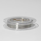 Проволока на бобине, d=0.3 мм, L=10 м, цвет серебро - Фото 2