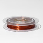 Проволока на бобине, d=0.3 мм, L=10 м, цвет медный - Фото 2