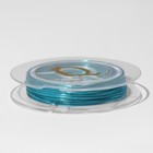 Проволока на бобине d=0.3 мм, L=10 м, бирюзовая - Фото 2