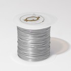 Нить силиконовая (резинка) d=1 мм, L=10 м (прочность 2250 денье), серая - Фото 2