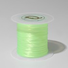 Нить силиконовая (резинка) d=1 мм, L=10 м (прочность 2250 денье), неоновая, жёлтая - Фото 2