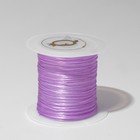 Нить силиконовая (резинка) d=1 мм, L=10 м (прочность 2250 денье), сиреневая - Фото 2