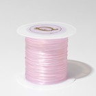 Нить силиконовая (резинка) d=0,5 мм, L=10 м (прочность 2250 денье), цвет светло-розовый - фото 109713989