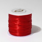 Нить силиконовая (резинка) d=0.5 мм, L=50 м (прочность 2250 денье), красная - Фото 2