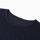 Комплект женский домашний (футболка/бриджи), цвет тёмно-синий, размер 44 - фото 25374877