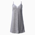 Ночная сорочка женская, цвет серый, размер 46 - Фото 5