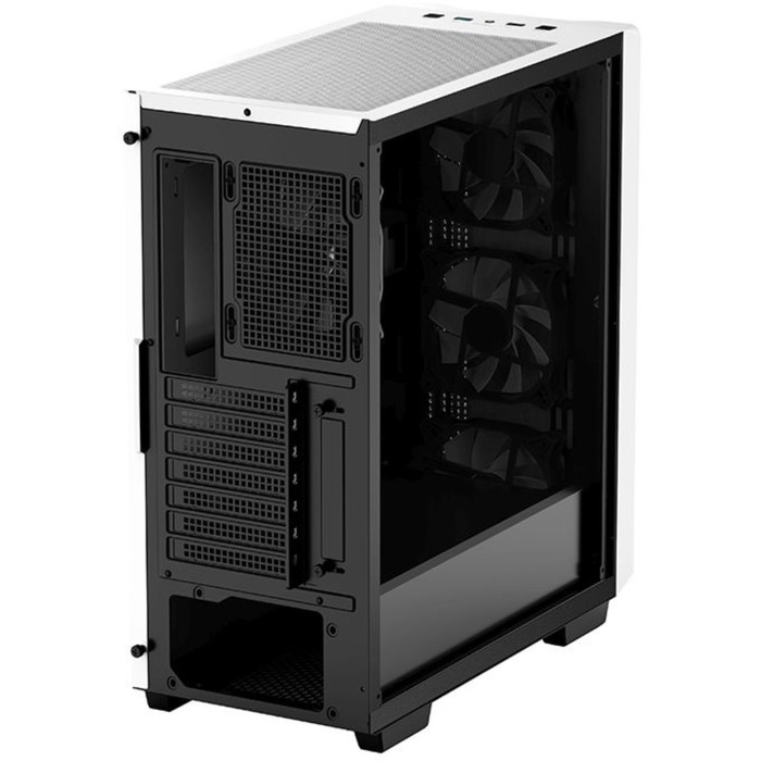 Корпус Deepcool CC560 белый без БП ATX 4x120mm 1xUSB2.0 1xUSB3.0 audio bott PSU - фото 51445376