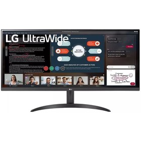 Монитор LG 34&quot; UltraWide 34WP500-B черный IPS LED 21:9 HDMI матовая 250cd 178гр/178гр 2560x1   10046