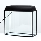 Аквариум "Телевизор" с крышкой, 30 литров, 46 х 20,1 х 36,5 см, чёрный 9920816