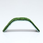 Мостик дуга с газоном для черепахи, двухсторонний, 15 х 10 см - фото 23031431