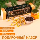 Подарочный набор «Счастья»: чай чёрный 50 г., арахис в шоколаде 100 г., крем-мёд со вкусом апельсина 120 г. - фото 11278649