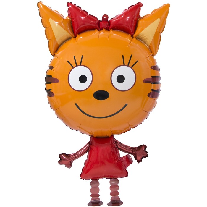 Воздушный шар фольгированный 32" «Три кота. Карамелька», ходячая фигура - Фото 1