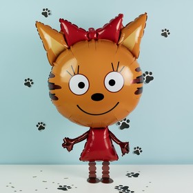 Воздушный шар фольгированный 32" «Три кота. Карамелька», ходячая фигура