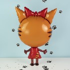 Воздушный шар фольгированный 32" «Три кота. Карамелька», ходячая фигура - Фото 3