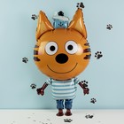 Шары воздушные фольгированные 39" «Три кота. Коржик», ходячая фигура - Фото 2