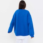 Свитшот женский НАЧЁС, цвет ярко-синий, размер S (42-44) - Фото 2